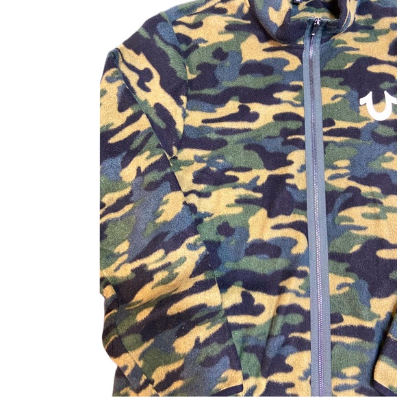 True Religion | Jacket & Coats Zip hoodie | Camouflage - Picture 3 of 9